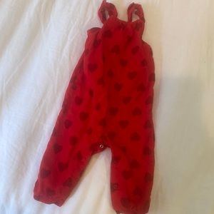 Cat & Jack heart overalls